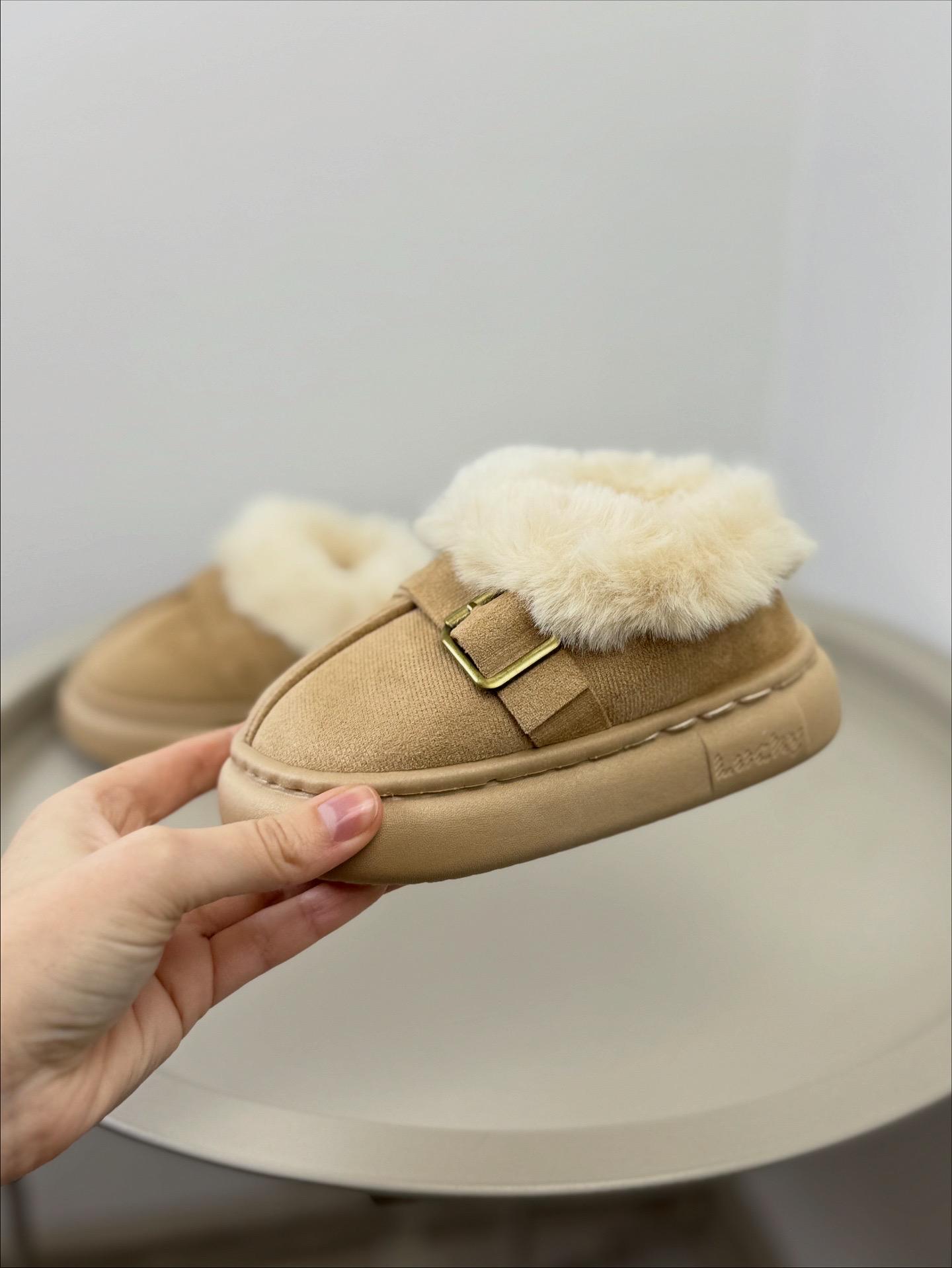 Угги детские зимние 1651 р. 26-27 Бежевый (30469433) - фото 4