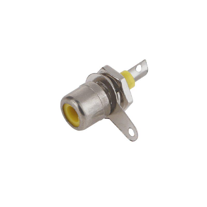 Гнездо монтажное RCA Желтый (A153008)