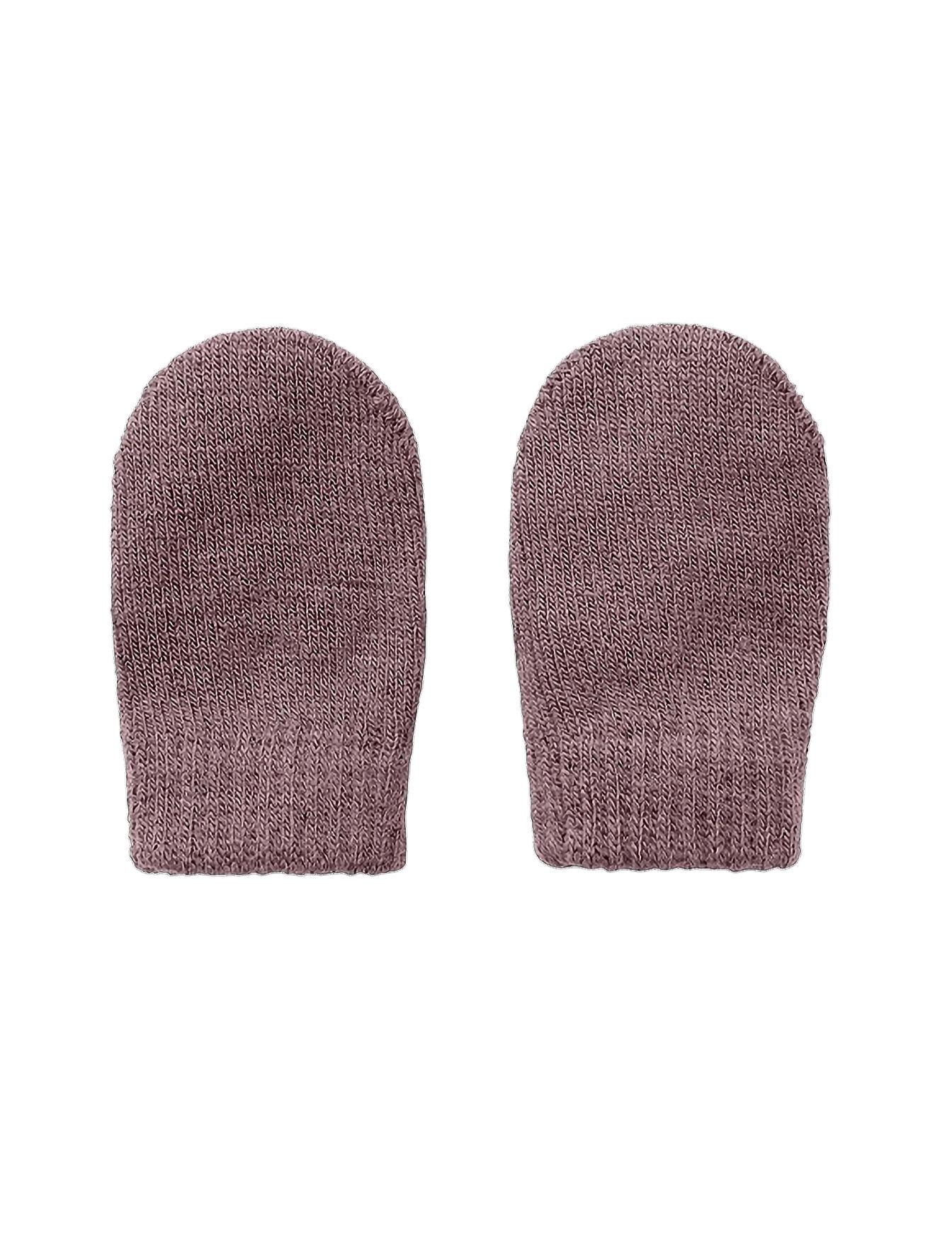 Дитячі рукавиці демісезонні в'язані для хлопчиків і дівчаток Name It One size Пудровий (25091741)