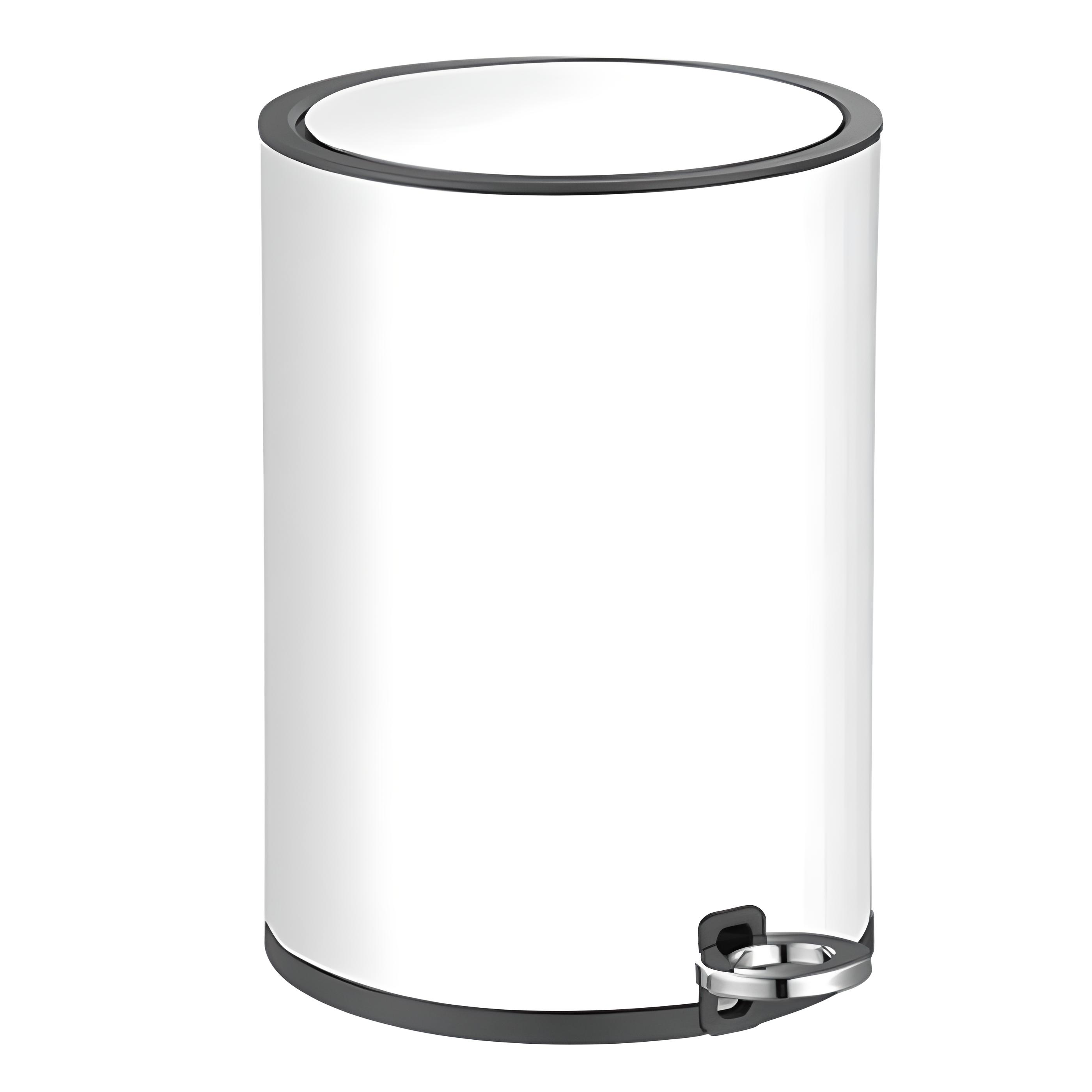 Контейнер для мусора AWD 2031345 с педалью 3 л Белый (meg329)