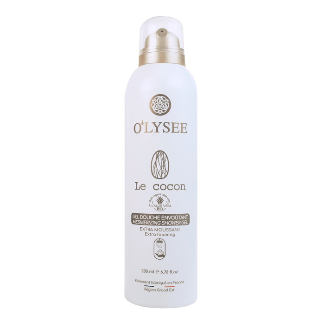 Гель для душа экстрапинный OLYSEE Extra Foaming Shower Gel Le Cocon 200 мл (3520710005975)
