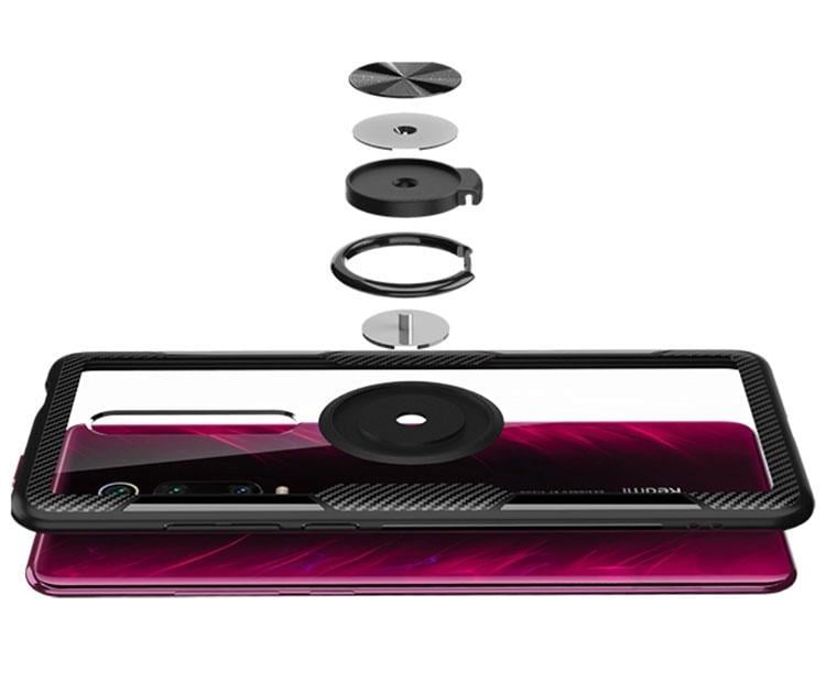Чехол Primolux Ring Magnetic Stand для Xiaomi Mi 9T/Mi 9T Pro/Redmi K20/K20 Pro Black (1081492349) - фото 5