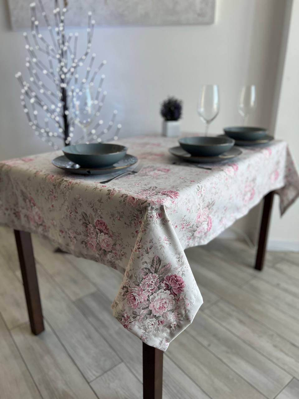 Скатерть водоотталкивающая тефлоновая прямоугольная 100x170 см (30057-p1)