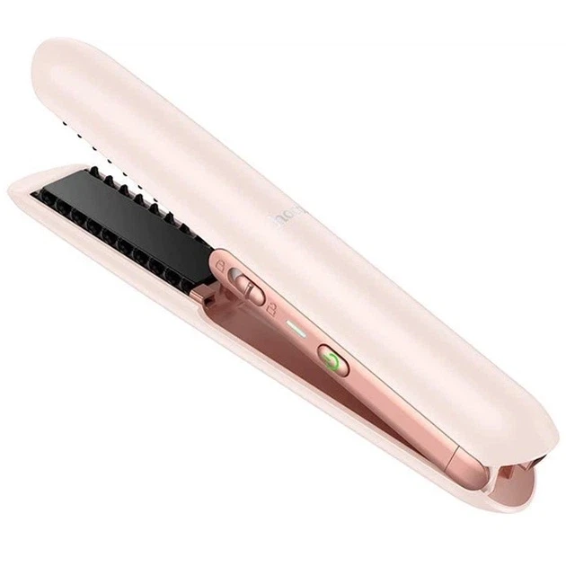 Плойка випрямляч для волосся Hoco HP46 Explicit Electric Hair Straightener Pink