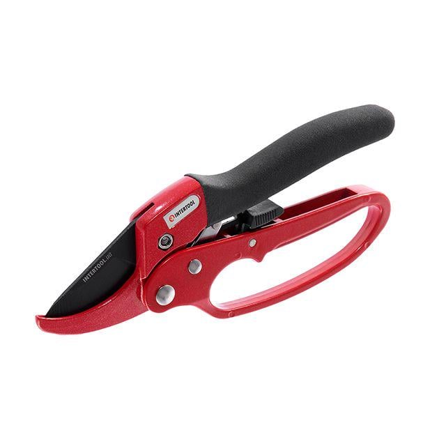 Секатор садовый с храповым механизмом Intertool FT-1005 200 мм