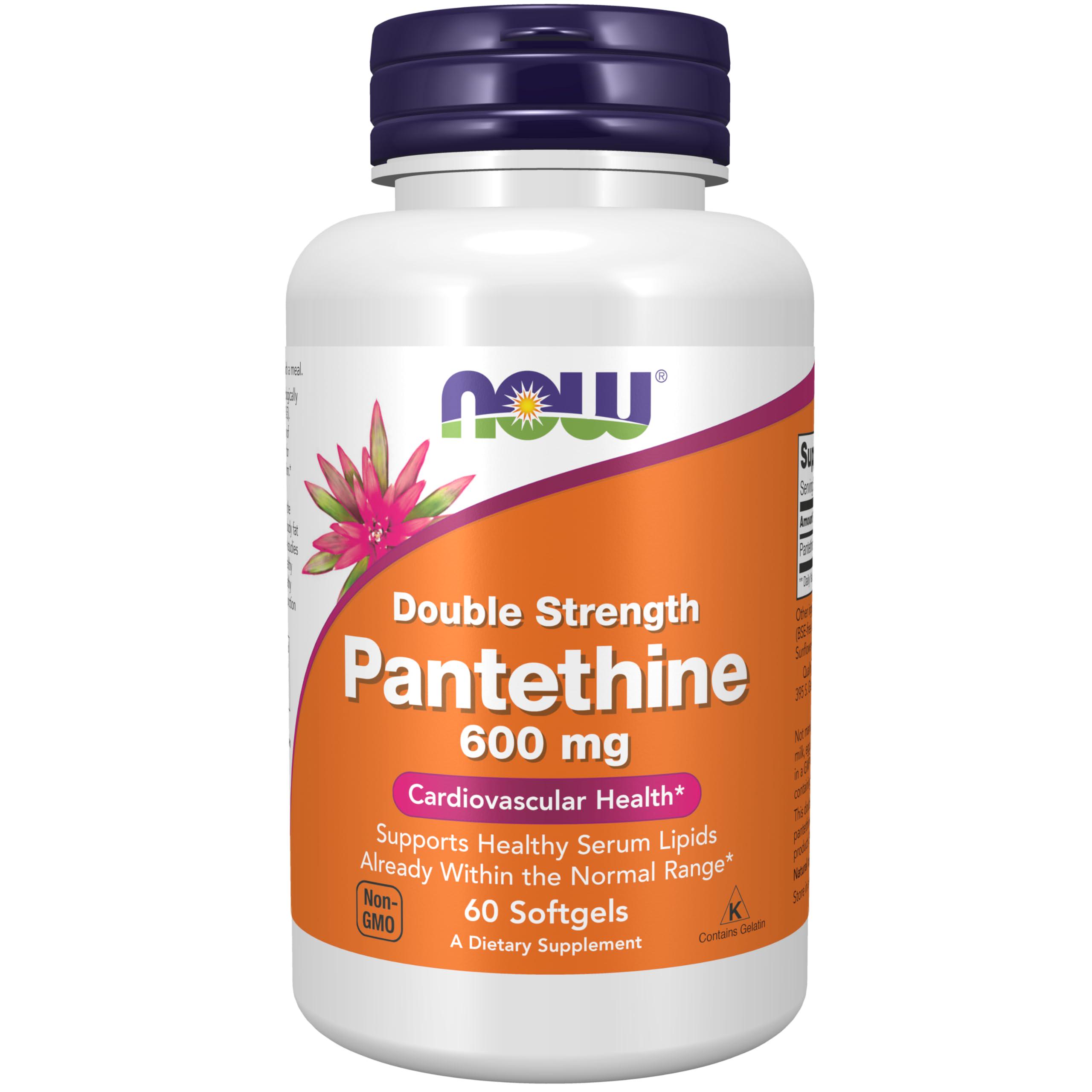 Пантетин Now Pantethine 600 mg 60 softgels