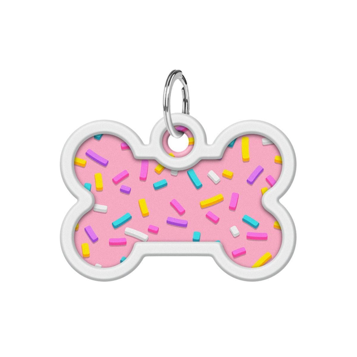 Адресник металлический для собак и кошек Waudog Smart ID Маршмеллоу с QR паспортом кость 40х28 мм (0640-0214 Col) Адресник металлический для собак и кошек Waudog Smart ID Маршмеллоу с QR паспортом кость 40х28 мм (0640-0214 Col)