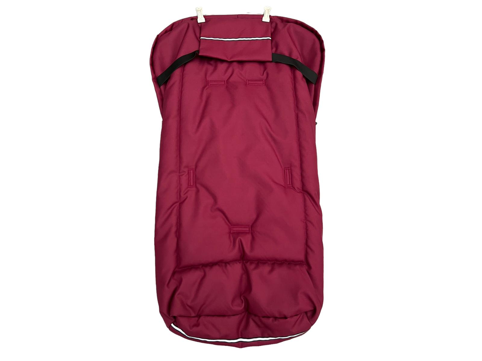 Конверт в санки на овчине Мишка 98х46 см Красный (13164934) - фото 3