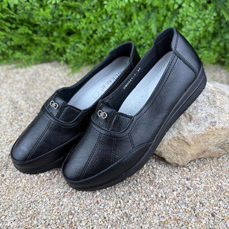 Мокасини шкіряні жіночі Е-002041-1 p. 40 25,5 см Чорний (109189730) - фото 2 Мокасини шкіряні жіночі Е-002041-1 p. 40 25,5 см Чорний (109189730) - фото 2