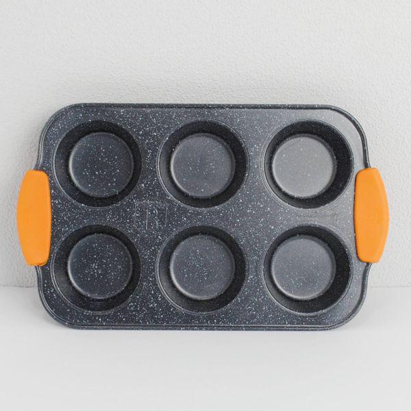 Форма для мафин Berlinger Haus Granit Diamond Line прямоугольная 6 шт. (BH-1137)