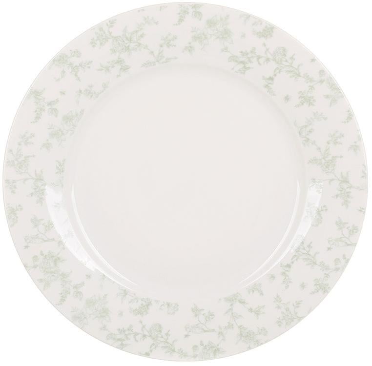 Набор обеденных тарелок Floral Green 6 шт. 23 см