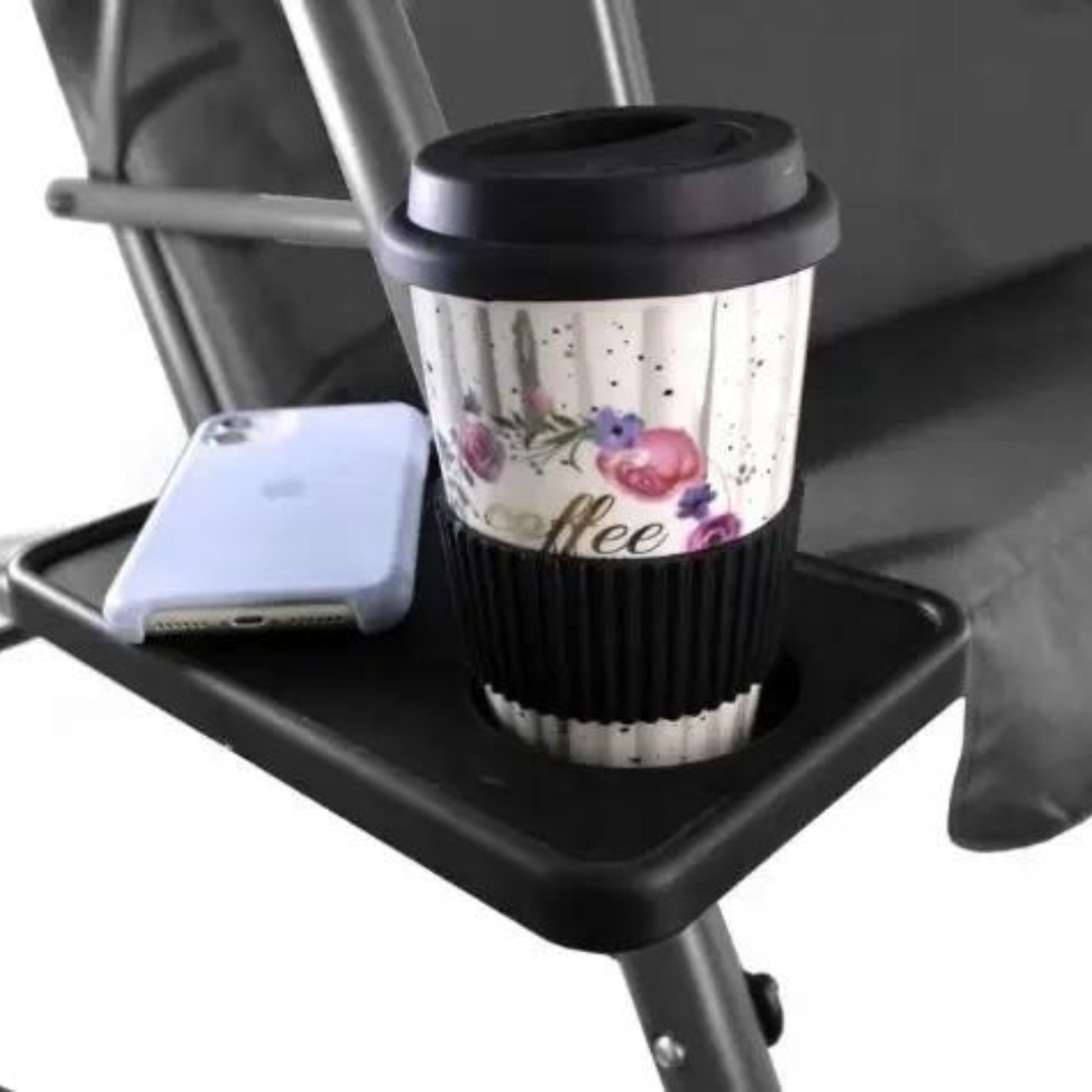 КачелЯ садовАЯ трехместнАЯ GardenLine KRE5422 с навесом 170x110x153 см Серый (PVO97) - фото 10