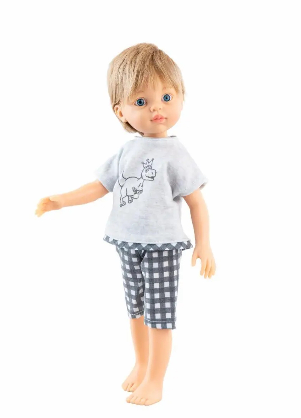 Кукла коллекционная виниловая Паола Рейна Мальчик Лео с волосами 32 см