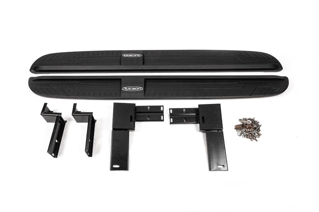 Боковые пороги OEM для Hyundai Tucson JM 2004/ алюминий 49215