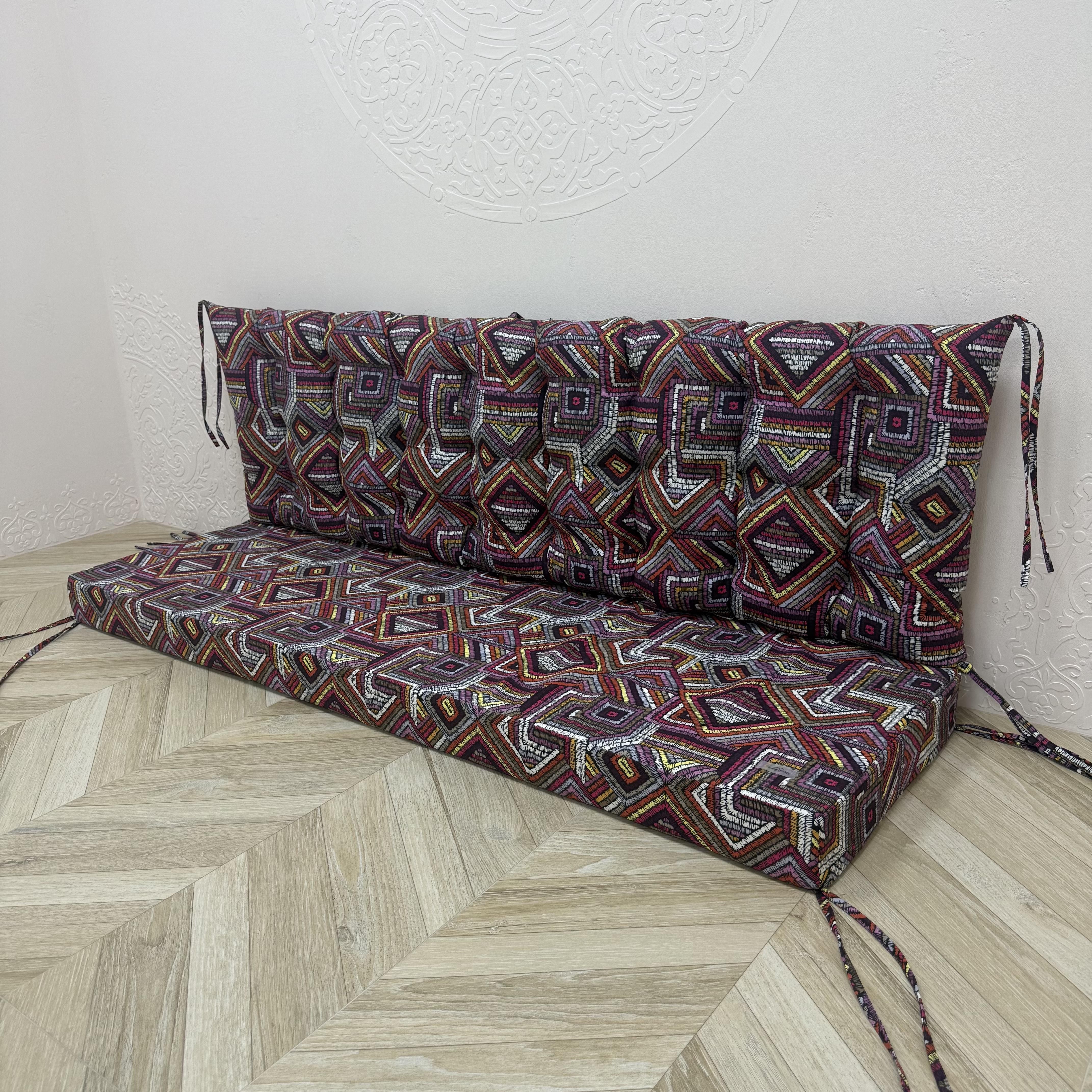 Матрас комбинированный Comfort Home Labirint на поддоны/качели/каркасы/садовая мебель панама 120х60х40х5 см