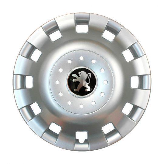 Автомобильные колпаки SKS 414 R16 с логотипом Peugeot 4 шт. Серебристый