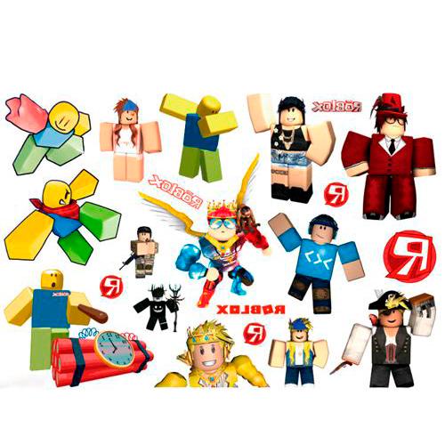 Детские татуировки Roblox Tattoo Set
