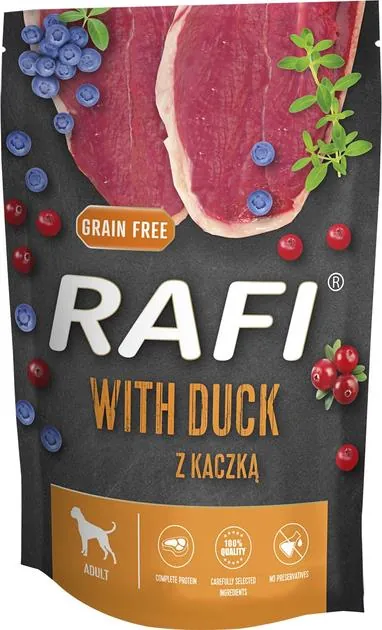 Пауч для собак Rafi з качкою 500 г (5902921399643)