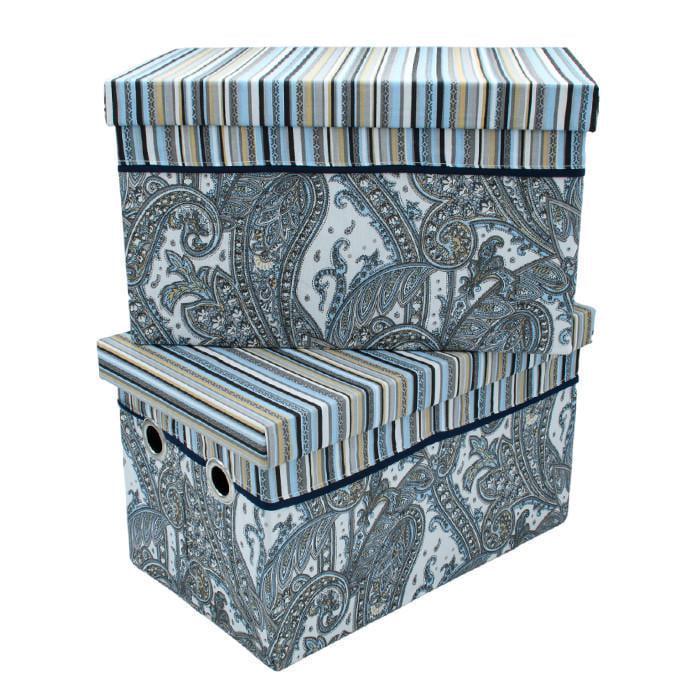 Короб стеллажный Handy Home Орнамент с крышкой 33х20х20 см (TB27SF) - фото 6 Короб стеллажный Handy Home Орнамент с крышкой 33х20х20 см (TB27SF) - фото 6