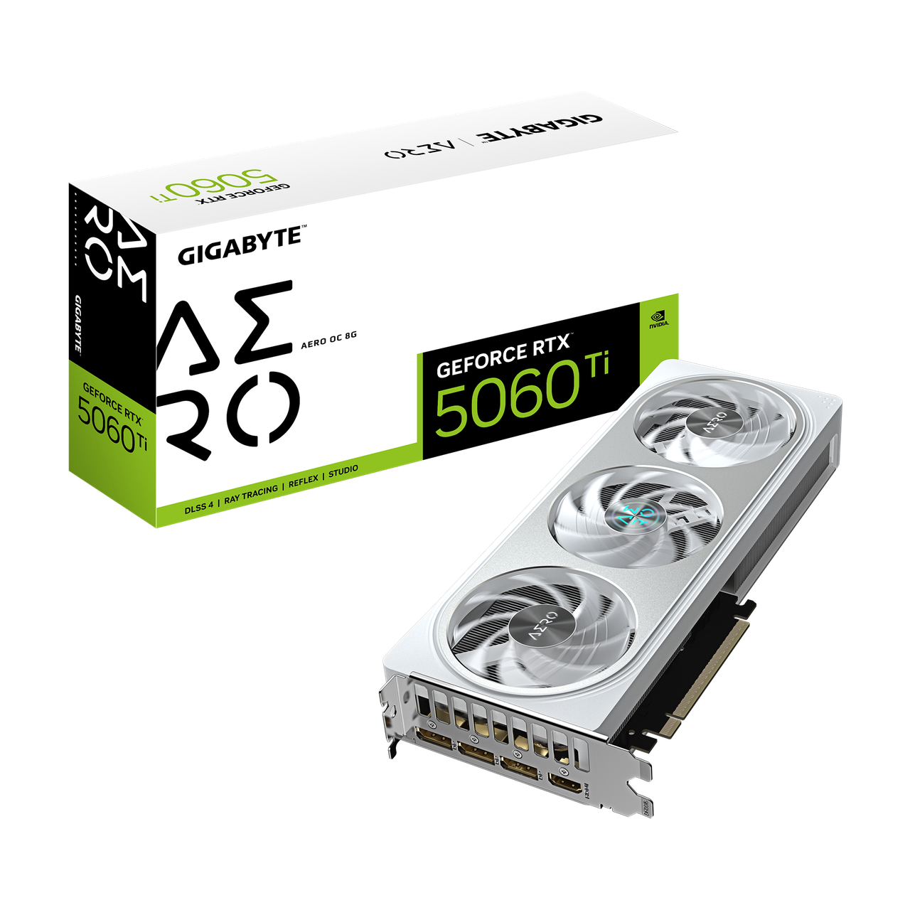 Видеокарта RTX 5060 Ti 8GB GDDR7 Aero OC Gigabyte (GV-N506TAERO OC-8GD) Видеокарта RTX 5060 Ti 8GB GDDR7 Aero OC Gigabyte (GV-N506TAERO OC-8GD)