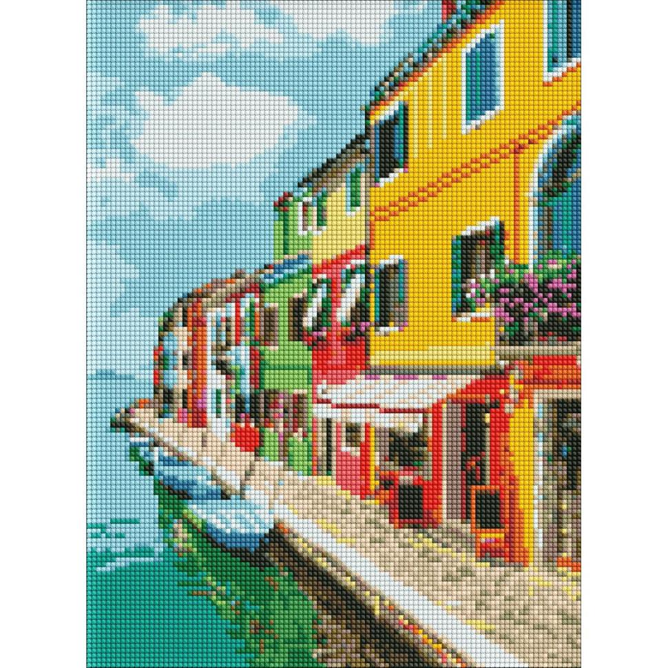 Алмазная мозаика Идейка Улочки Италии 30x40 см (AMO7526)