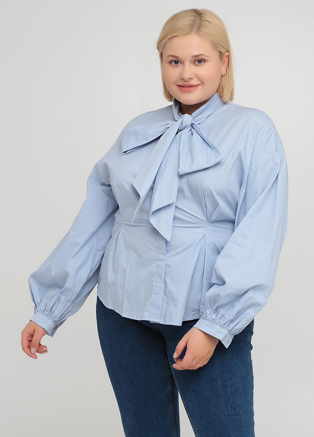 Блузка H&M 46 Блакитний (2000001251577)