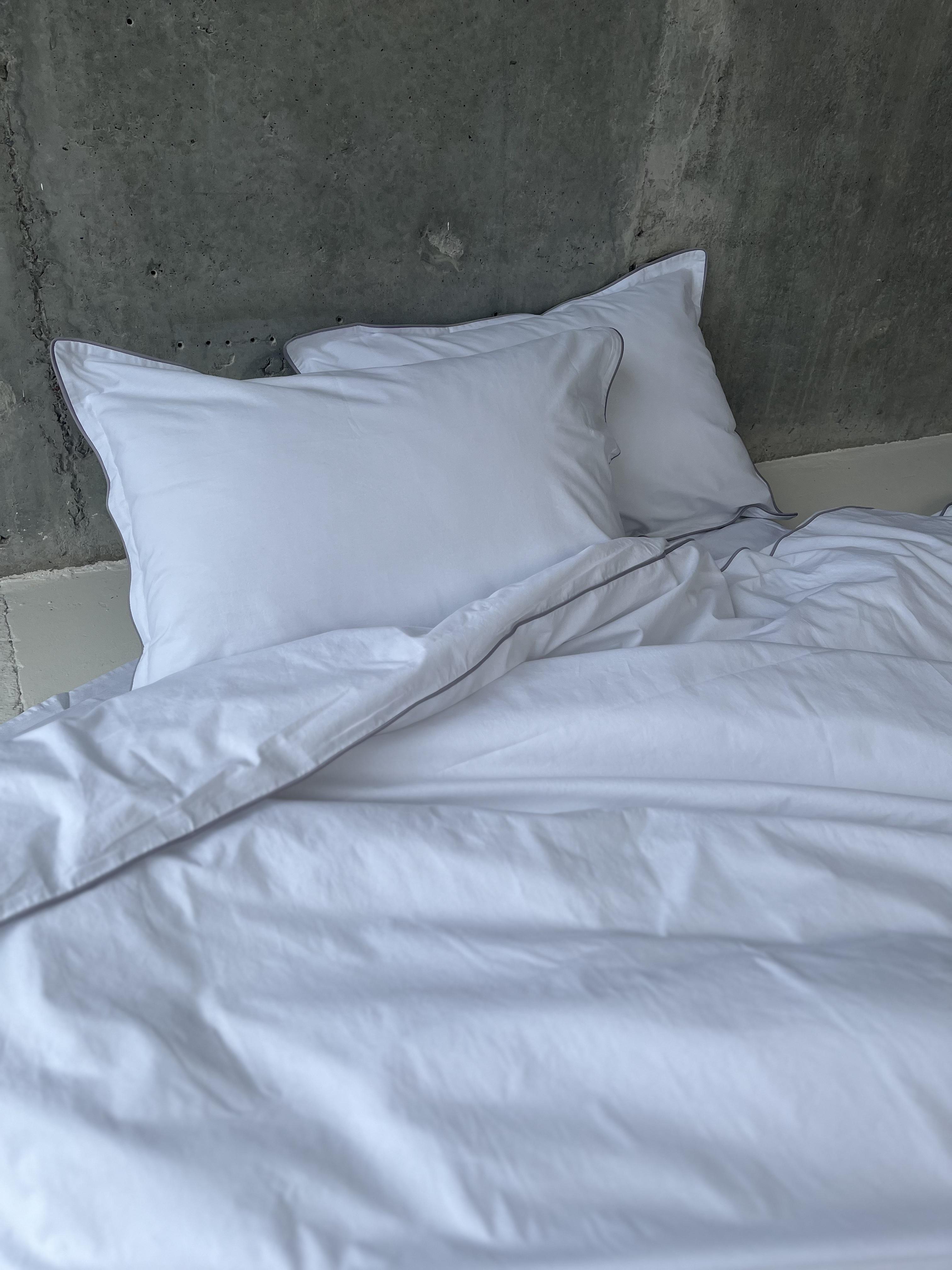 Комплект постельного белья White Dream двуспальный 180х200 см вареный хлопок Белый (2006)