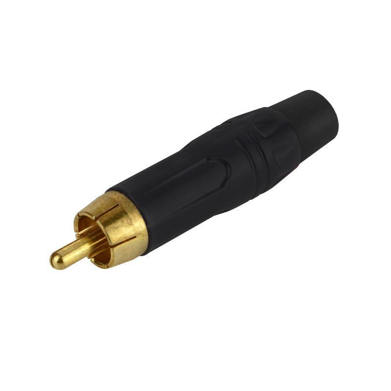 Штекер RCA кабельный ввод Черный (A153062) Штекер RCA кабельный ввод Черный (A153062)