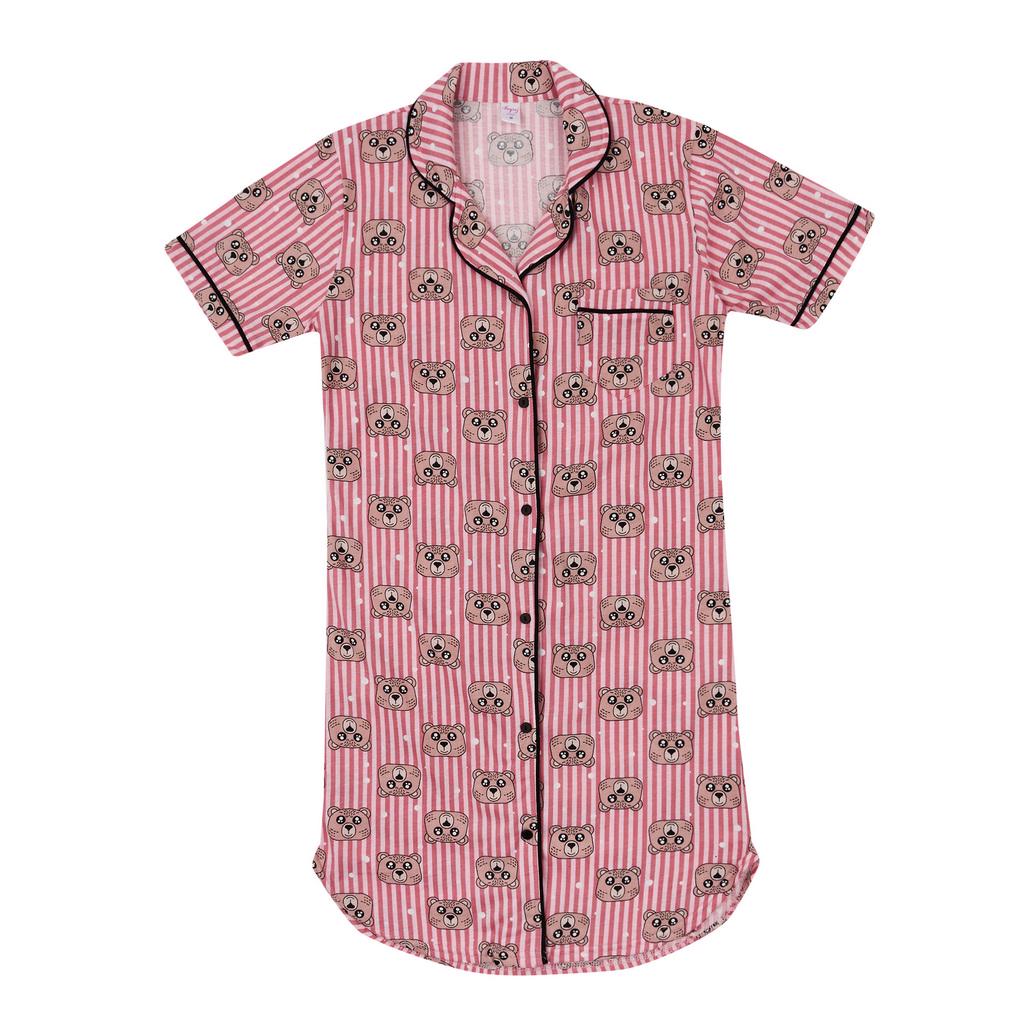 Халат Boyraz 13551x37 женский S Розовый