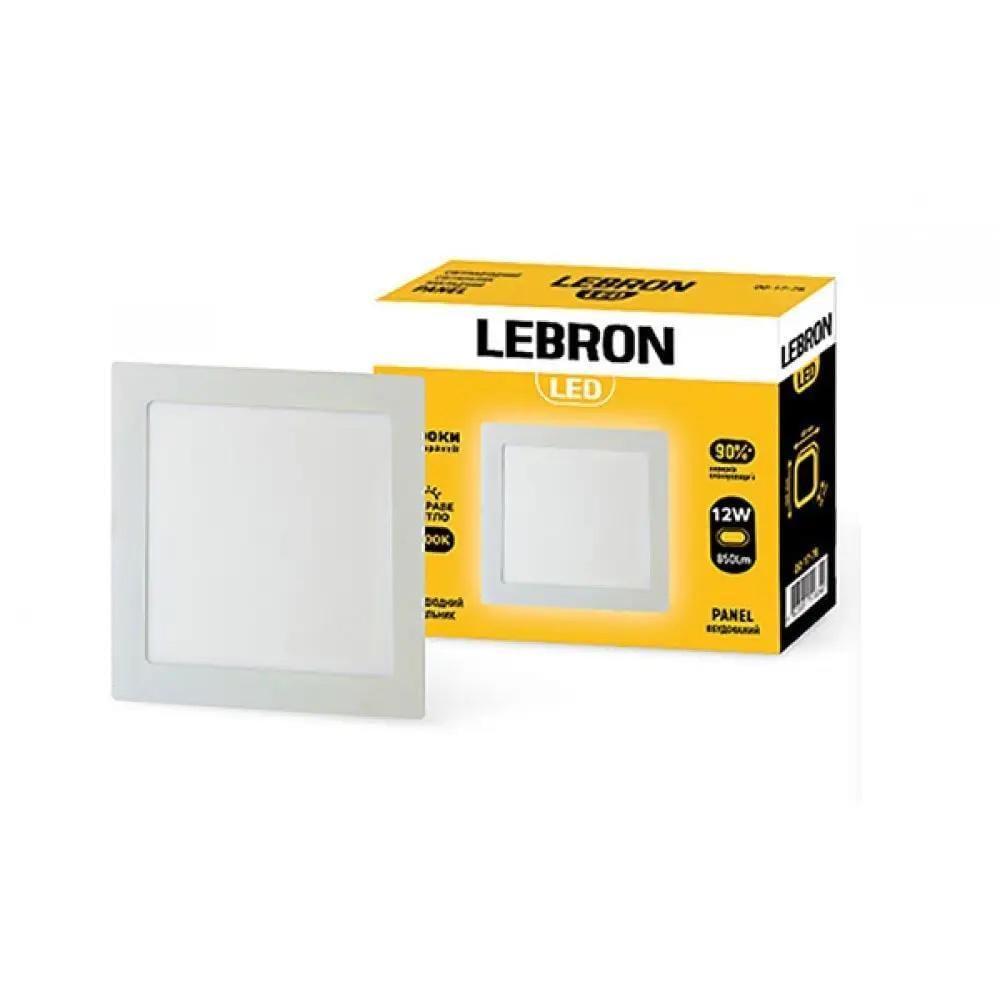 LED-светильник врезной Lebron L-PS-1241 встроенный с блоком питания 12W 4100K (28688740) LED-светильник врезной Lebron L-PS-1241 встроенный с блоком питания 12W 4100K (28688740)