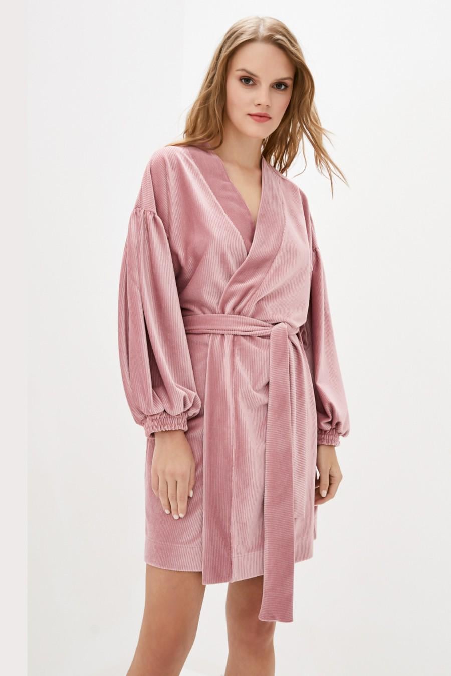 Халат Silence р. 42 S Розовый (75718)