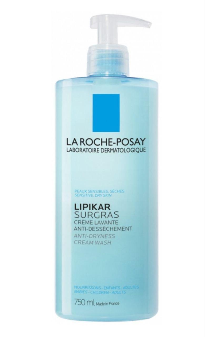 Крем для душа для сухой чувствительной кожи La Roche-Posay Lipikar Surgras 750 мл (33694454)