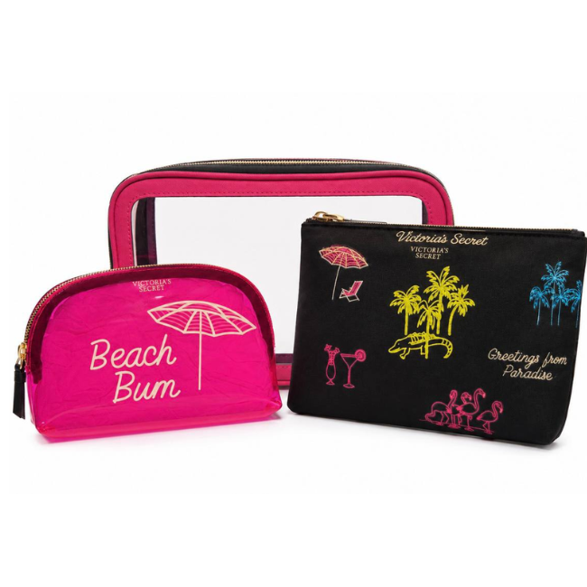 Набір косметичок Victoria's Secret Set of Cosmetic Bags 3в1 ( 0667550189458)