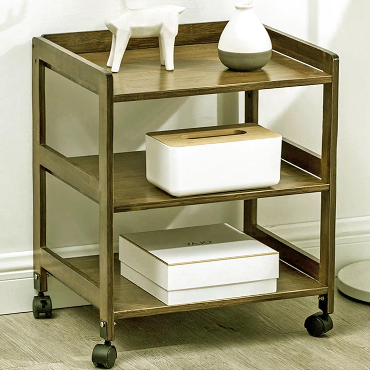 Столик сервірувальний з дерева Колдінг Мускат (ЭТК-000707)