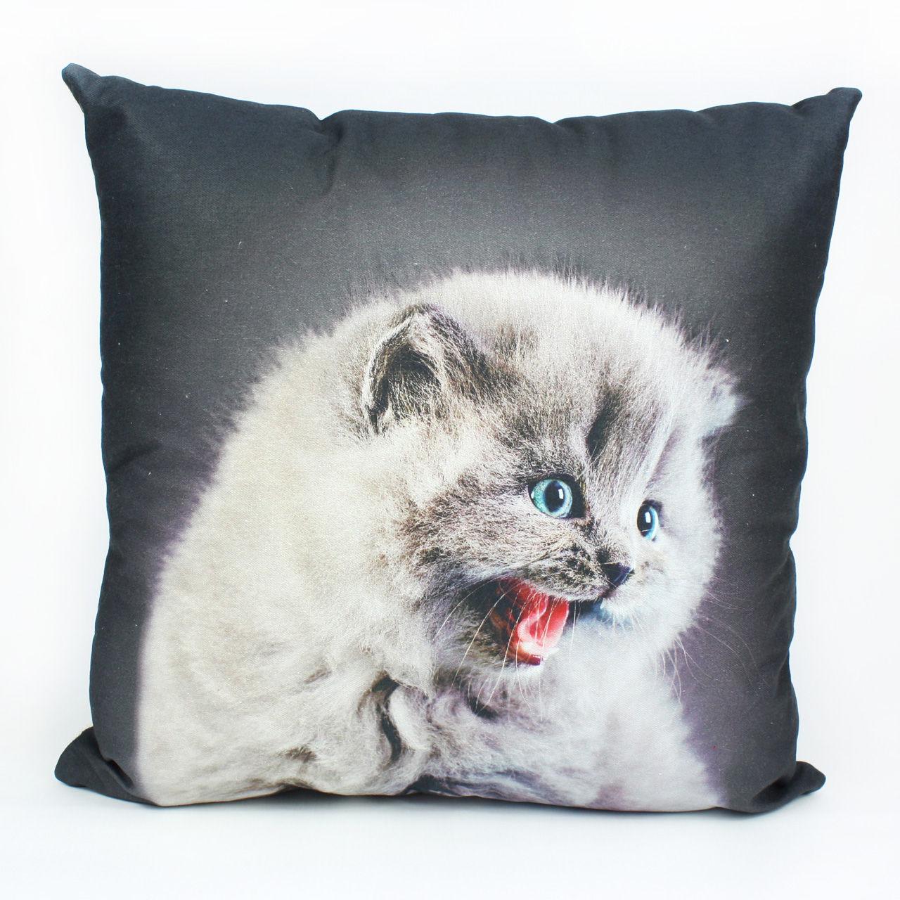 Подушка декоративная 0003 40х40 см Черный/Белый (138435)