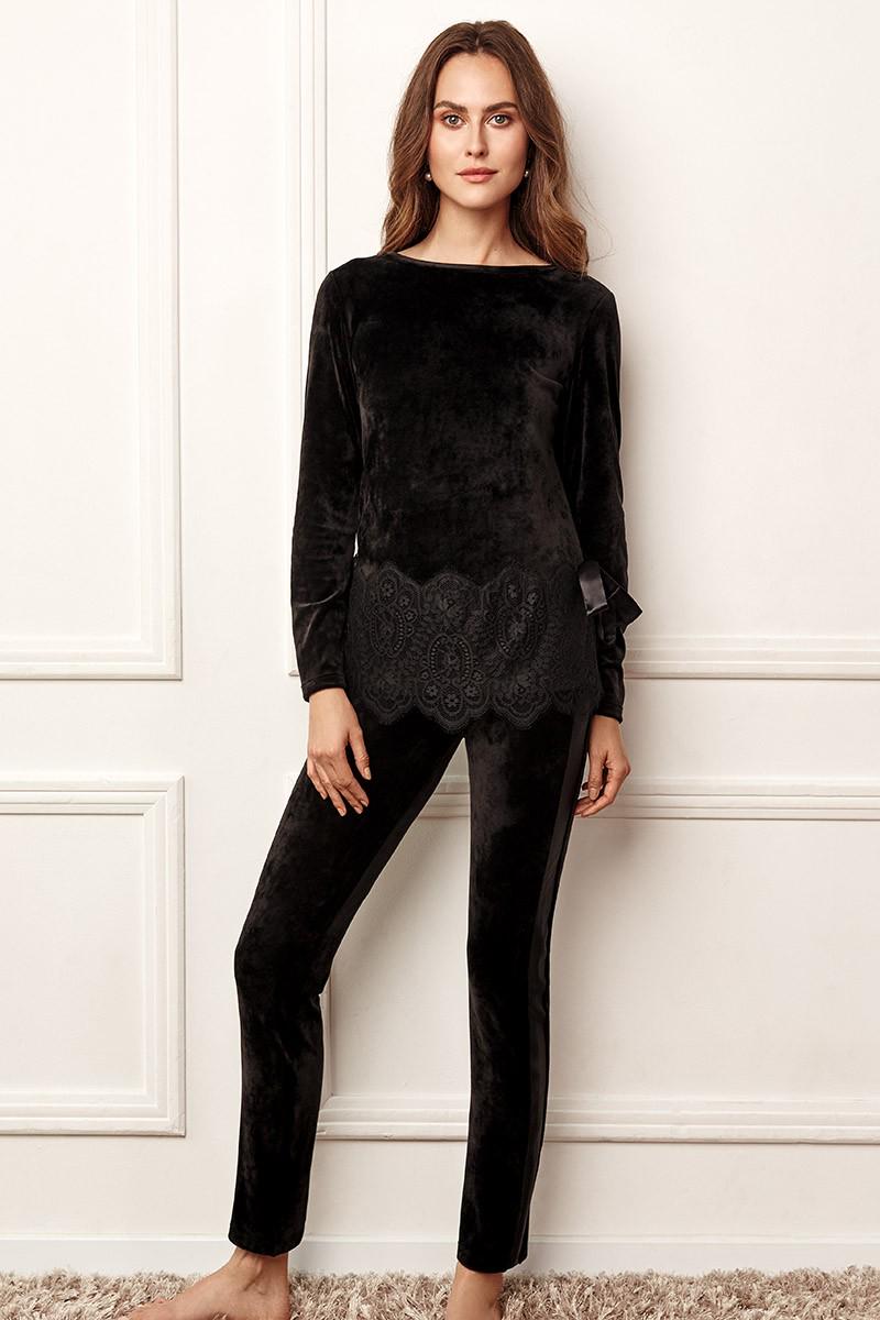 Комплект Anabel Arto джемпер/брюки р. 48/XL Черный (63133) Комплект Anabel Arto джемпер/брюки р. 48/XL Черный (63133)