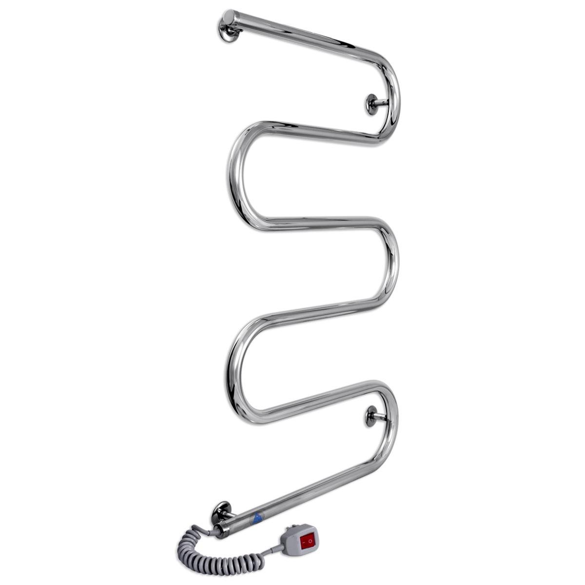 Полотенцесушитель электрический для ванной Laris Змеевик 25 РС5 из нержавеющей стали 500х800 мм Е Хром (147-127-73207124) Полотенцесушитель электрический для ванной Laris Змеевик 25 РС5 из нержавеющей стали 500х800 мм Е Хром (147-127-73207124)