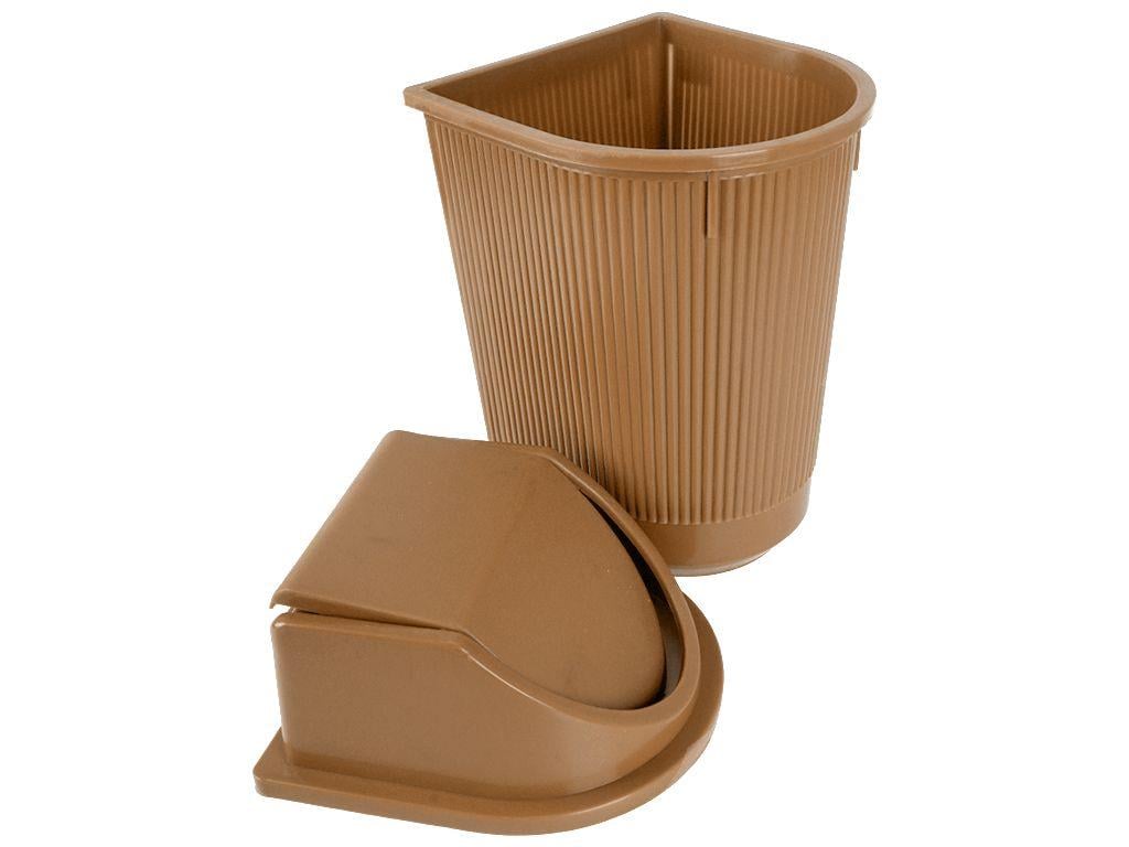 Мусорное ведро с поворотной крышкой 11 л Бежевый (MCS-10112-1) Мусорное ведро с поворотной крышкой 11 л Бежевый (MCS-10112-1)