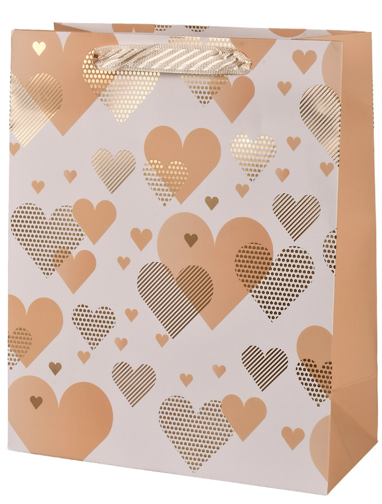 Пакет подарочный бумажный Heart S 18х23х10 см (HOME R98562-S)