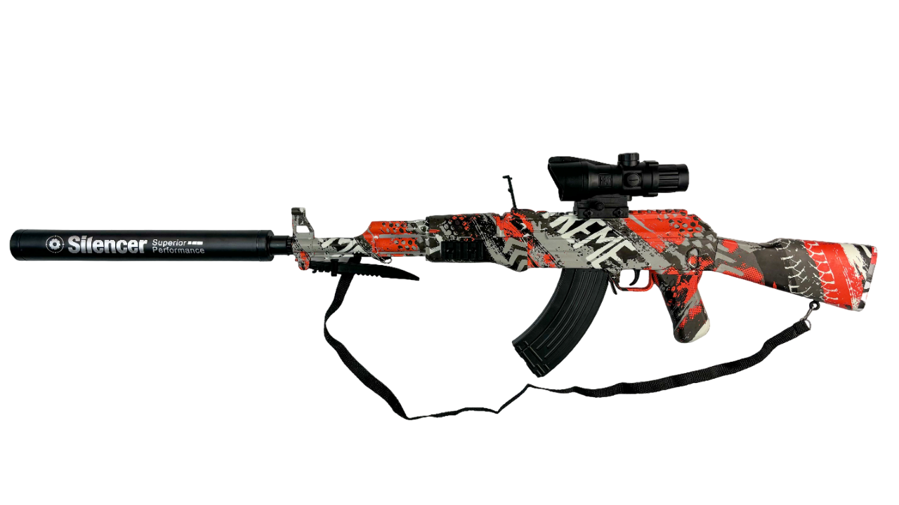 ᐉ Бластер Орбіган AK-47 F802B/R на орбізах (21339056) • Краща