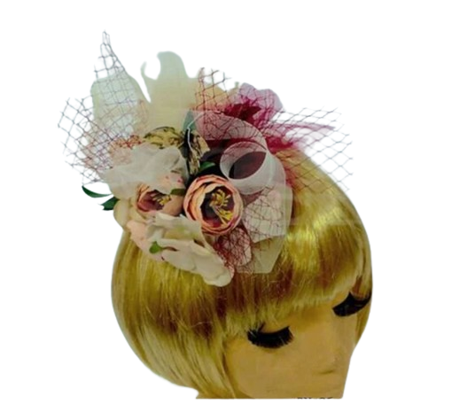 Шляпка Seta Decor April с цветами (17-749CLT)