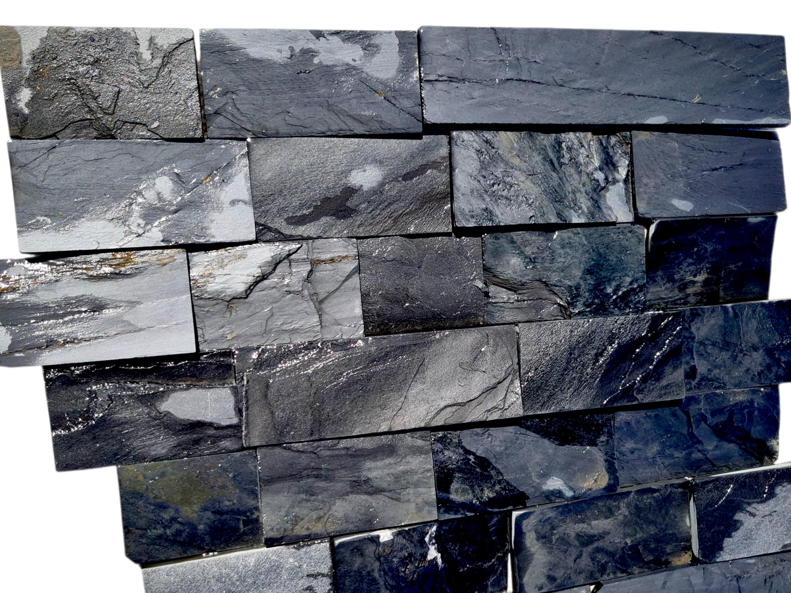 Плитка Сланец Руст для камина и фасада STONELAK ASIA CARBON 7,5 см 0,5 кв. м. Плитка Сланец Руст для камина и фасада STONELAK ASIA CARBON 7,5 см 0,5 кв. м.