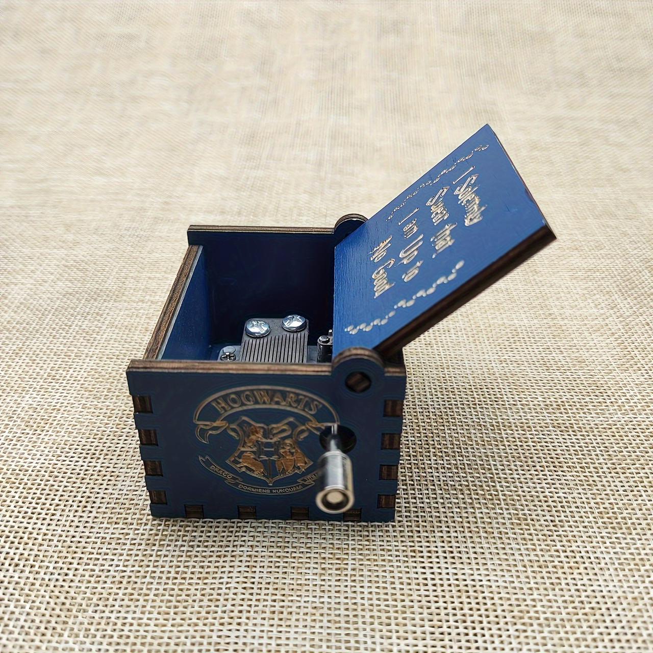 Музыкальная шкатулка Harry Potter Гарри Поттер дерево Синий - фото 4