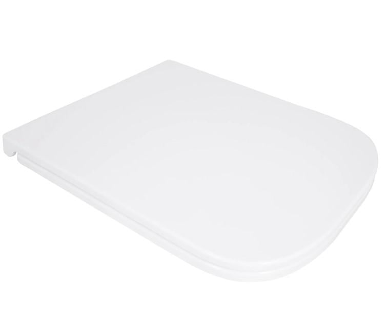 Сидения для унитаза Qtap Gemini 490 с микролифтом Slim Duroplast Quick Release (QTSC179W49385)