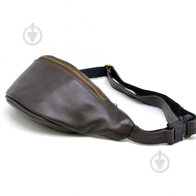 Напоясная сумка из натуральной кожи TARWA GC-3035-3md Brown