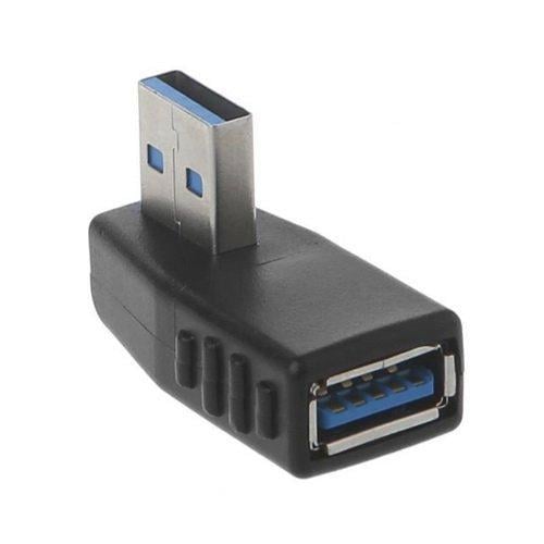 Переходник угловой SUNROZ Left USB 3.0 Male-Female (A48449)