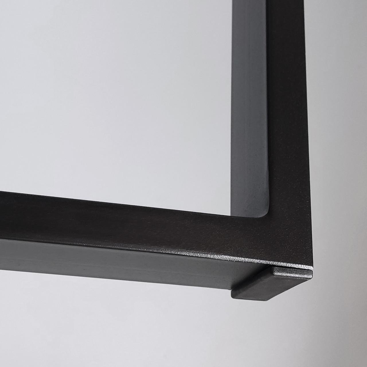 Опора для стола из металла 600х110 мм H 730 мм 50x20 мм Черный (1183) - фото 6