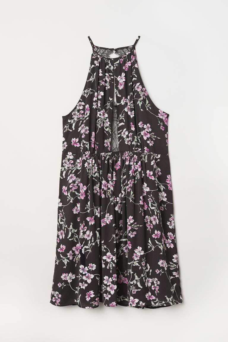 Платье без рукавов р. 46 Черный (6144267dlog)