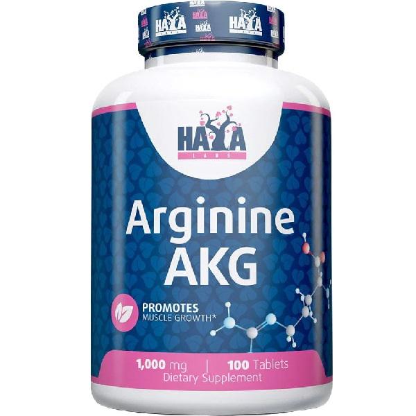 Аргінін Haya Labs Arginine AKG 1000 mg 100 Tabs
