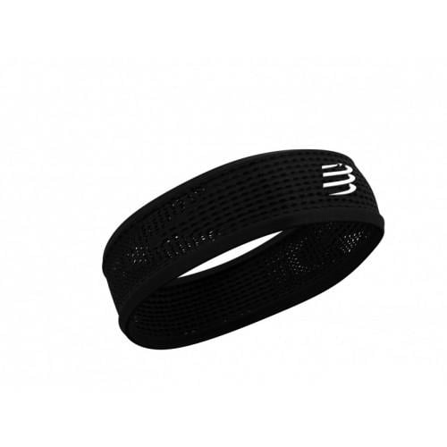 Спортивная широкая повязка на голову Headband Thin On/Off Черный (3c7c1800)